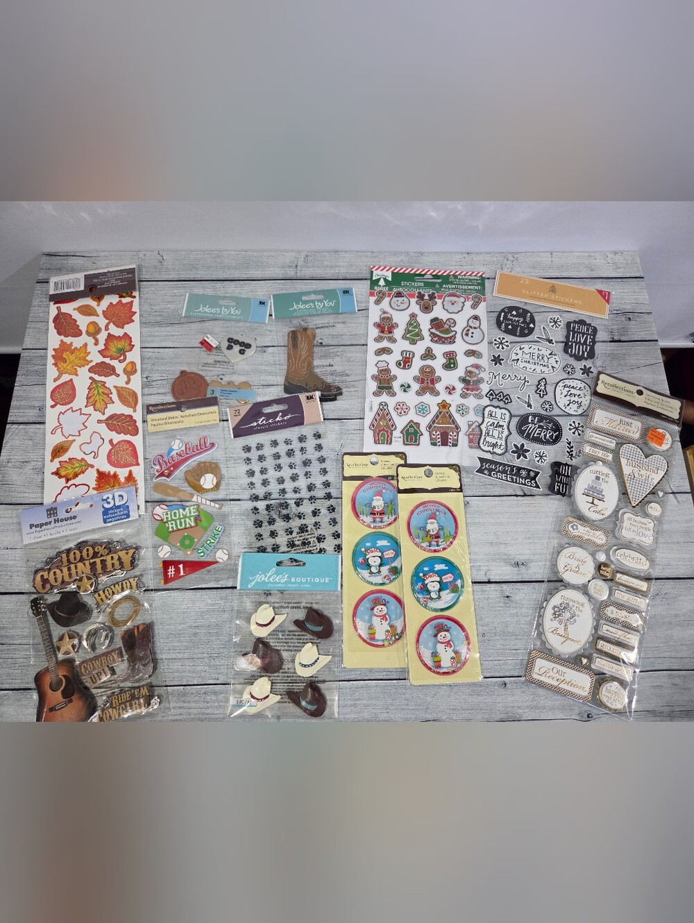 Lot Of Scrapbook Stickers